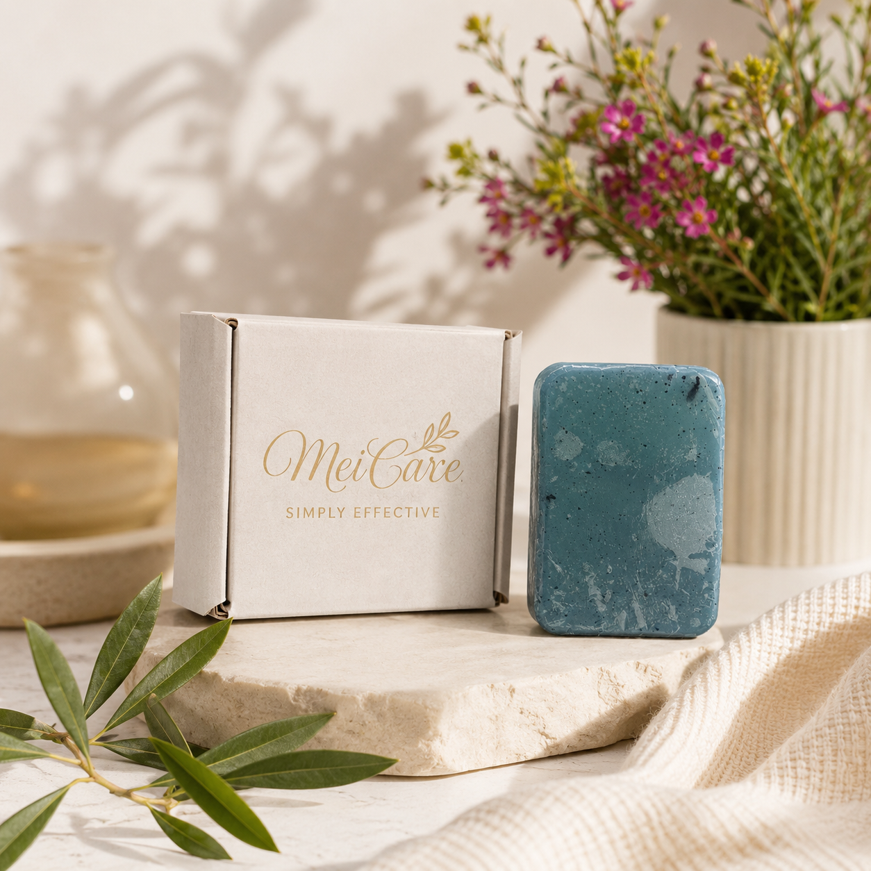 Meicare BlueGlow Savon au Nila Bleu ⭐⭐⭐⭐⭐(5.0) 844 Avis