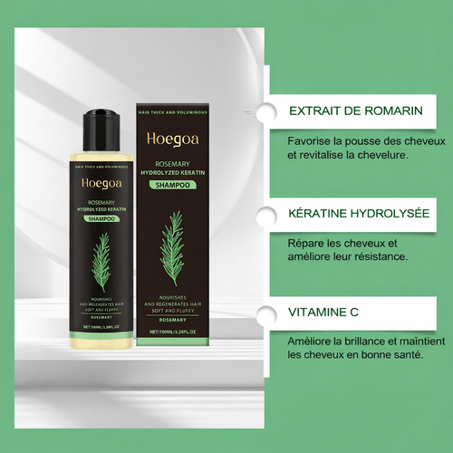 🌿Shampoing Bio à Base de Romarin Croissance Capillaire