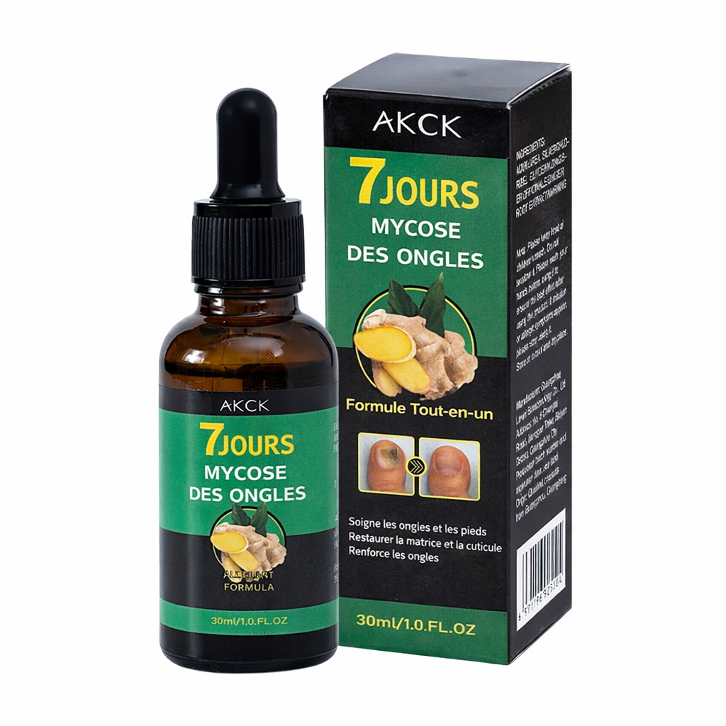 Traitement Mycose des Ongles 7 Jours – Soin Antifongique Réparateur & Fortifiant 30ml