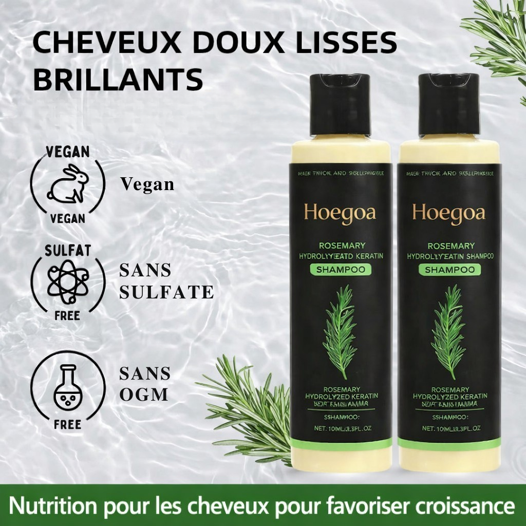 🌿Shampoing Bio à Base de Romarin Croissance Capillaire